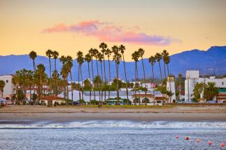 Santa Barbara waterfront from the pier